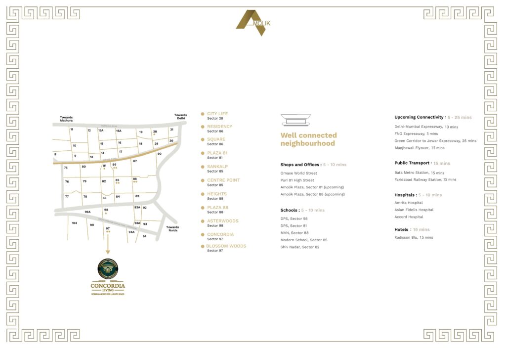 Amolik Concordia Plot Sector 97 Faridabad